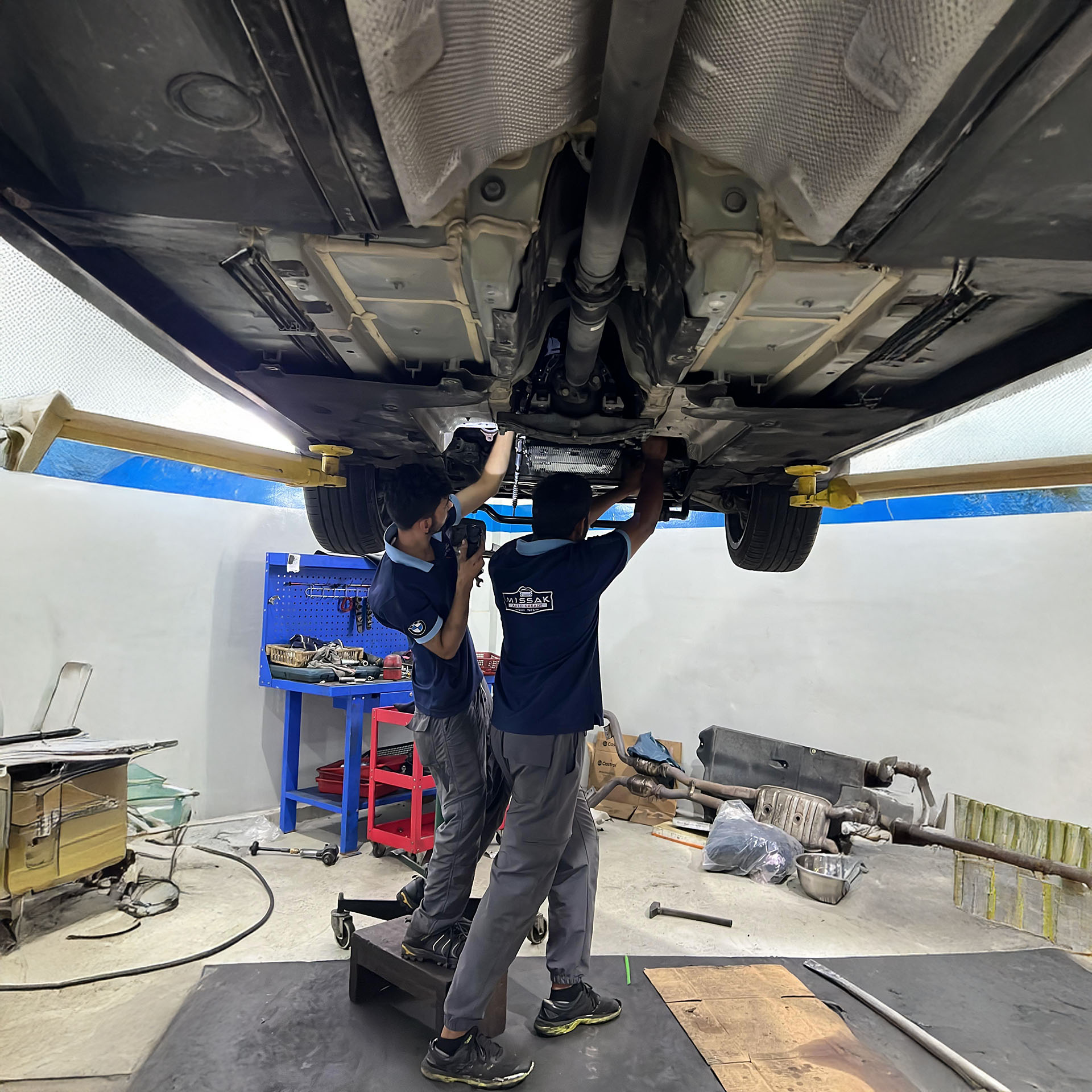 Under Chassis Major Repair in Abu Dhabi